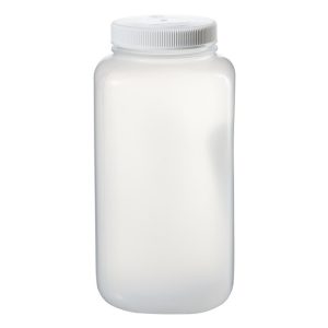 Chai PPCO miệng rộng vuông Nalgene™ cỡ lớn có nắp đậy: Có thể tiệt trùng bằng hơi nước