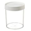Hũ PMP miệng rộng, thành thẳng Nalgene™ có nắp vặn bằng Polypropylene màu trắng