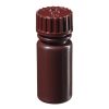Chai HDPE màu hổ phách miệng hẹp chất lượng phòng thí nghiệm Nalgene™
