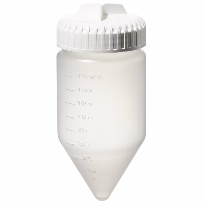 Chai ly tâm đáy nón Nalgene™ PPCO, 175mL