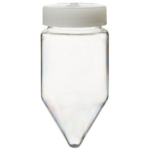 Chai ly tâm Polystyrene đáy hình nón Nalgene™