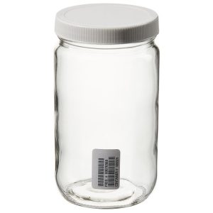 Hũ thủy tinh VOA miệng rộng có nắp đậy (Wide-Mouth VOA Glass Jars with Closure)