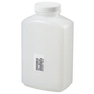 Chai HDPE hình chữ nhật miệng rộng có nắp lót