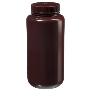 Chai HDPE màu hổ phách đục miệng rộng Nalgene™ có nắp đậy: Đóng gói số lượng lớn