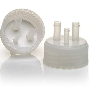 THERMO - Nalgene™ Polypropylene có lớp lót bằng silicon, bình Biotainer có lỗ thông hơi và nắp đậy bằng bình thủy tinh