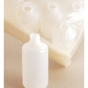 Chai HDPE miệng hẹp Nalgene™ có nắp đậy: Khay bọc màng co