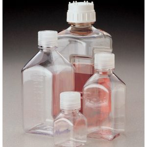 Chai nhựa Polycarbonate vuông Nalgene™ có nắp đậy