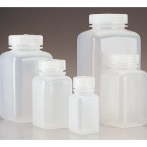Chai PPCO miệng rộng vuông Nalgene™ có nắp: Đóng gói số lượng lớn, có thể khử trùng bằng hơi nước