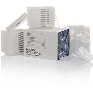 THERMO - Đĩa phản ứng MicroAmp™ Optical 96 giếng kèm mã vạch và nắp quang học