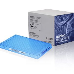 THERMO - Đĩa phản ứng quang học 384 giếng MicroAmp™ EnduraPlate™, màu xanh dương, có mã vạch
