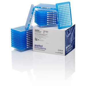 THERMO - Đĩa phản ứng quang học 96 giếng màu xanh lam MicroAmp™ EnduraPlate™ có mã vạch