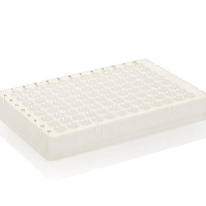 THERMO - Đĩa PCR 96 giếng, dáng thấp, viền quanh, chữ in màu đen