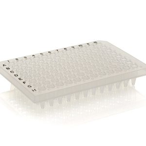 THERMO - Đĩa PCR, 96 giếng, bán viền, mặt phẳng, chữ đen