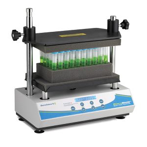 BENCHMARK SCIENTIFIC - Máy trộn xoáy đa ống BenchMixer™ XL, kèm giá đỡ ống nghiệm 50 ống loại 12mm