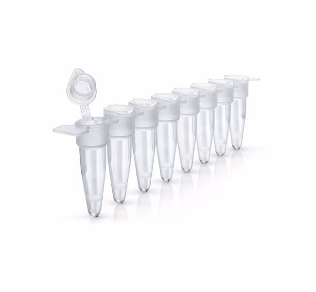 THERMO - Dải quang học MicroAmp™ 8 ống có nắp quang học gắn liền, 0.2 mL