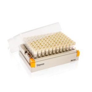 THERMO - Ống lưu trữ mở nắp bằng Polypropylene trong suốt Matrix™ 2D có mã vạch và được lắp đặt miếng đệm vách ngăn DuraSeal