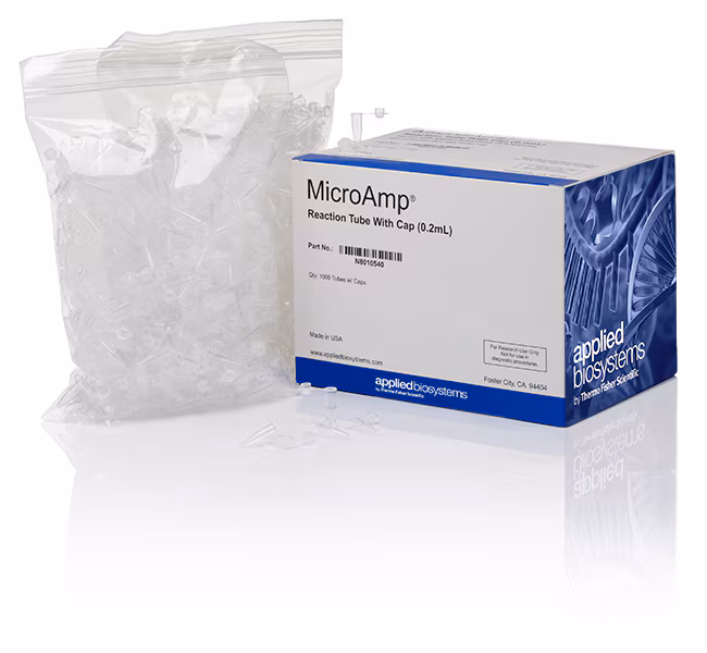 THERMO - Ống phản ứng MicroAmp™ có nắp, 0.2 mL